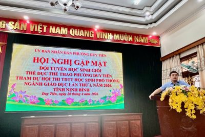 TRƯỜNG THCS CHUYÊN NGOẠI THAM DỰ HỘI THI THỂ DỤC THỂ THAO HỌC SINH PHỔ THÔNG NGÀNH GIÁO DỤC TỈNH NINH BÌNH LẦN THỨ I, NĂM 2026