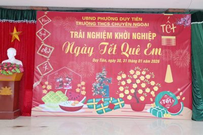 Trường THCS Chuyên Ngoại tổ chức Hội chợ Xuân 2026 – Lan tỏa giá trị Tết cổ truyền và tinh thần sẻ chia