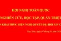 CHI BỘ TRƯỜNG THCS CHUYÊN NGOẠI TRIỂN KHAI KẾ HOẠCH NGHIÊN CỨU, HỌC TẬP, QUÁN TRIỆT VÀ THỰC HIỆN NGHỊ QUYẾT ĐẠI HỘI XIV CỦA ĐẢNG